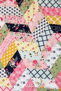 I know I’m a pattern designer and I am all about following instructions for quilts, but sometimes you just need a simple explanation on how to make a quilt. Patchwork? Yep, just lots of squar…