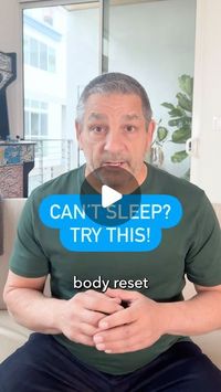 Jim Costello on Instagram: "Having trouble falling asleep, try this brain body reset. #sleep #cantsleep #brainbodyreset #adhd #anxiety #neurology"