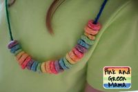 St.Patricks Day - Rainbow on a string - super cute and an easy way to send home a treat.