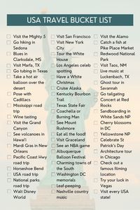 This epic USA bucket list covers the major travel destinations in the US, including the best places to visit and some must-eats! Add these 50 must-dos and must-sees to your own USA bucketlist. USA Travel | Bucket List Travel | Places to Visit in the United States | Things to Do in the USA | USA Travel Bucket List | USA Bucket List | Places to Visit Before Your Die | What to Do in the USA | United States Travel