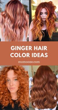 Dreaming of ginger hair color? Here are over 20 different hair color ideas for how to rock this gorgeous color! Hairstyles | Hair color ideas | Ginger hair | Ginger hair color ideas | Hair color trends | Trending Hairstyles | Hairstyles Inspiration | Pretty Hair