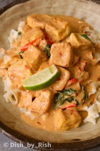 Creamy Coconut Lime Tofu - Dish by Rish