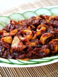 Squid in Sambal