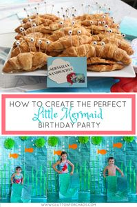 A Little Mermaid Birthday Party for a Sweet Four-Year-Old | Glutton for Chaos