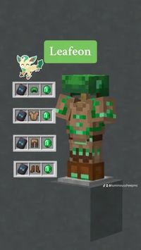 Leafeon Vanilla Minecraft Armor