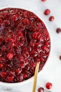 Cranberry Sauce Recipe - Celebrating Sweets