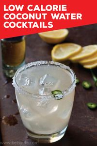 We have the perfect ingredient for low-calorie cocktails—it’s coconut water! Check out this collection of delicious mixed drink recipes for inspiration on how to make delicious flavor combinations like Sparkling Strawberry Gin and Spicy Jalapeño and Lemonade.