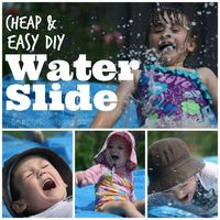 How to make a DIY water slide for your backyard