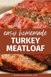 Learn the best homemade turkey meatloaf recipe for a high-protein meal for your family. This easy meatloaf recipe comes together in one bowl and is easy enough for tweens & teens to make themselves. Add our ground turkey meatloaf to your meal plan, and it will become a favorite dinner recipe! Get this recipe for ground turkey meatloaf and more recipes at moneywisemoms.com.