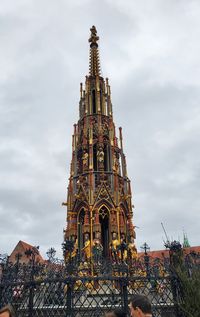 Schöner Brunnen fountain in Nuremberg