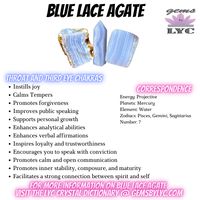 For more information on Blue lace agate please click the link