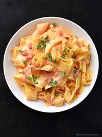 Pasta with Vodka Sauce Recipe | She Wears Many Hats