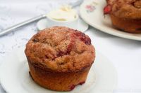 Strawberry Muffins - Oh Sweet Basil