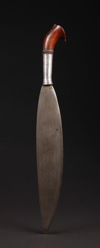 PH612: Moro Fighting Barong Sword from tribal art dealer Erik Farrow.