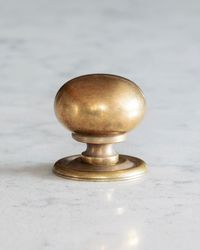 Bella Brass Classic Knobs | deVOL Kitchens