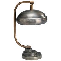 Sleekly designed, this industrial desk lamp features a beautiful hand-painted finish and cast metal construction.