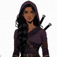 Inej Ghafa from Six of Crows.