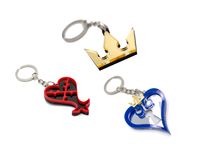 Acrylic Kingdom Hearts keychain! Have the choice of either the Kingdom Crown, the Blue Kingdom Hearts, or the Heartless Sigil!