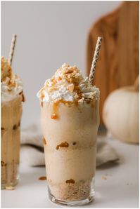 Salted Caramel Pumpkin Pie Milkshake