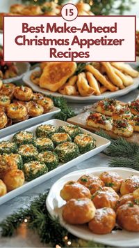 Get ready for the holiday season with the best make-ahead Christmas appetizer recipes, perfect for easy entertaining. From classic bites to unique flavor combinations, these appetizers let you prep in advance, so you can relax and enjoy the festivities. Impress your guests with delicious options that pair perfectly with your holiday spread. Start planning your Christmas appetizers now for a memorable and stress-free celebration.