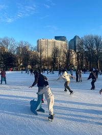 #iceskating #boston #winter #snow #massachusetts