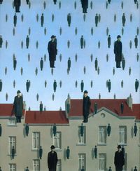 Rene Magritte, Golconda. 1953.