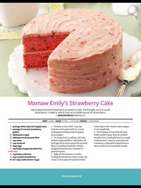 Pin by Colleen Herrick on Recipes to Try | Strawberry cake recipes, Cake recipes, Dessert recipes easy