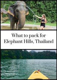 Tips and advice on what to pack for a trip to Elephant Hills luxury tented camp in the rainforest of Khao Sok National Park, Thailand. Click through for full list and advice.