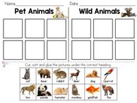 Pet or Wild Animal Sort WorksheetThis no-prep printable is the perfect activity to supplement a science center.Students must match the animal to the correct category of a pet or wild animal.This sort can be done as a whole group activity or in small groups.This product contains:- 12 animal pictures with labels-Answer keyI hope you and your students enjoy!*** If you plan on sharing this resource, please purchase the appropriate number of licenses.Little Learners of the Worldlittlelearnersofthewor