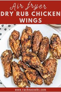 These delightful easy crispy Dry Rub Chicken wings are done in air fryer . They are so crunchy that you wouldn't believe that they are not deep fried. Such a tasty appetizer or main. Perfect for any evening. You can use Cajun, ranch or dry parmesan as the dry rub seasoning.