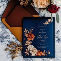 Stunning Navy Blue and Rust Wedding Colors | Discover Tips for a Perfect Palette - Yeah Weddings