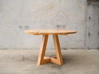 $75 Round Dining Table (Easy To Make)