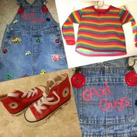 Diy toddler chuckie costume