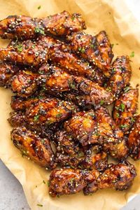 Honey Garlic Wings - The Salty Marshmallow