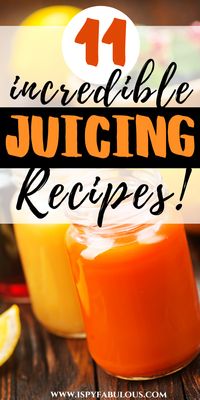 If you love celery juicing or the benefits of juicing, you'll want to try these 11 quick, easy and delicious juicing recipes. With sweeter options that use a lot of fruit to vegetable tonics that will help with things like joint pain, there's a juice for everything! #juicing #juice