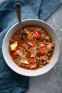 Keto Cabbage Roll Soup Recipe