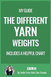 Learn all about the different yarn weights and their numbers. It relates to the thickness of the yarn and not the weight! Read more in my guide.