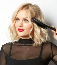 Carré flou avec un lisseur : le tuto coiffure