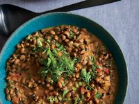 This creamy black-eyed-pea dish relies on assertive African flavors like berbere (an Ethiopian spice mix) and coconut milk.