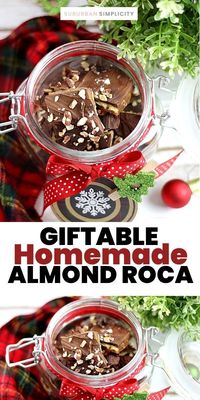 Are you looking for the best Almond Roca Christmas candy recipe? This is it! Perfect every time and great for gifts. The rich caramel covered with smooth chocolate and smashed almonds is delicious and contains no corn syrup.