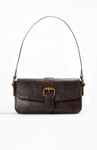 John Galt Brown Buckle Shoulder Bag | PacSun