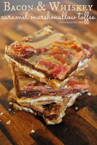 The Kurtz Corner: Bacon & Whiskey Caramel Marshmallow Toffee