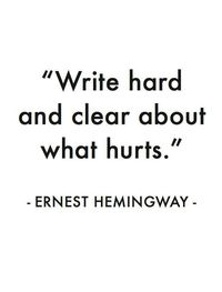 Writing - Ernest Hemingway