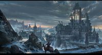 ArtStation - The snow in winter in the castle, G liulian