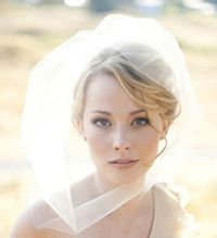 Simple White/Ivory Wedding Veils Blusher Tulle Beads Handmade Bridal Birdcage Veils Tiaras Bridal Accessories by PrettyBridalShop on Etsy