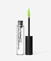 A clear brow gel. Slick and stick your brows into place with the MAC Cosmetics Pro Locked Brow Gel. Featuring an easy-to-use tapered tip wand, this sweat and humidity-resistant brow gel can be brushed through the brows to immediately set without a dry, sticky, or stiff feel. Offering fuss-free styling, this gel uses a natural, long-wearing, and five-ingredient formula to help you achieve a full, fluffy, and flake-free brow look with 12-hour hold. P.S. You can use this innovative little wand to t