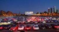 The hundreds of Porsche owners maintained social distancing throughout.