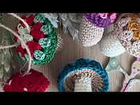 Crochet Granny Square Mushroom - YouTube