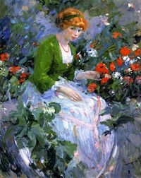 Karl Albert Buehr "The Flower Girl", 1912