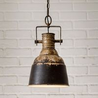 Industrial Pendant Light - Iron Accents